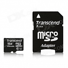 Transcend 16GB microSDHC Class 10 UHS-I 600x Flash Memory Cards TS16GUSDHC10U1