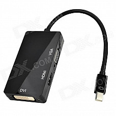 Mini DisplayPort to HDMI / VGA / DVI Convertor - Black