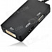 Mini DisplayPort to HDMI / VGA / DVI Convertor - Black