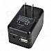 TS-BTUC01 US Plug 5V 2A Bluetooth Audio Receiver / USB Charger for IPAD / IPHONE + More - Black