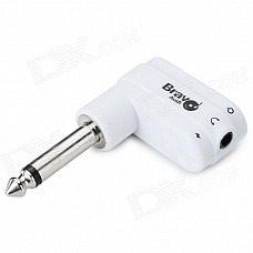 Bravo Guitar Audio Plug Headphone Amplifier - White