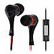 Gorsun CS-C6603 3.5mm In-Ear MP3 Earphone w/ Microphone / Remote - Black + Red + White