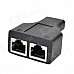 CYF-3001 HDMI to RJ45 CAT-5e / 6 HD 3D Signal Extension Adapters - Black (2 PCS)