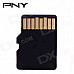 PNY TF8G-Class4 Class4 Micro SDHC TF Card - Black (8GB)