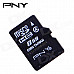 PNY TF8G-Class4 Class4 Micro SDHC TF Card - Black (8GB)