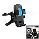 360' Rotation Car Air Conditioning Vent Mounted Holder Bracket for Cellphone / GPS - Black + Blue