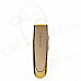 Link Dream LC-B41 Bluetooth V4.0 Earhook Handsfree Stereo Headset w/ Microphone - Golden