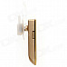 Link Dream LC-B41 Bluetooth V4.0 Earhook Handsfree Stereo Headset w/ Microphone - Golden