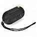 B15 Mini Wireless Bluetooth V3.0 Speaker w/ FM / Mic. / Mini USB / AUX / TF - Black