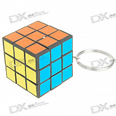 Mini 3x3x3 Brain Teaser Magic IQ Cube Keychain