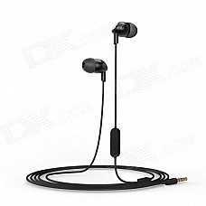 Bingle I802C Mega Bass In-Ear Earphone w/ Mic. / 3.5mm Jack / Remote - Black (129cm)