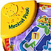 Children's Fish Shaped Crawling Mat Blanket Educational Music Toy - Yellow + Multicolored