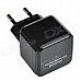 CHEERLINK Mini EU Plug Bluetooth V4.0 Wireless Home Stereo Audio Music Receiver w/ USB - Black