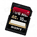 Sony SF16UX 16GB SDHC UHS-1 Class 10 Memory Card