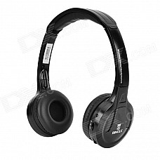 Bingle B616 Wireless Headband Headphone w/ FM / Mic. + Transmitter - Black