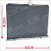 Carking Retractable Car Window Sunshade Shield Visor Curtain - Black (50 x 125cm / 2PCS)