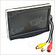 Carking YG-538 5" LCD Parking Monitor for Car w/ 2 Ways Video Input - Black + Silver