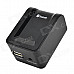 TS-BTUC01 5V 2A USB Charger + 3.5mm Bluetooth Audio Receiver w/ EU Plug Adapter - Black