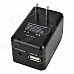 TS-BTUC01 5V 2A USB Charger + 3.5mm Bluetooth Audio Receiver w/ EU Plug Adapter - Black