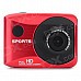 KM-07-2602 Diving Sports 5.0MP CMOS 100' Wide Angle Camera - Black + Red