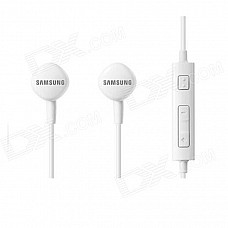 Genuine Samsung In-Ear Style Headphone w/ Microphone for Galaxy S4 i9500 / i9505 - White