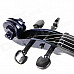 Elegant Violin Musical Toy with Built-in Songs for Kids / Children - Black + Blue (2 x AA)