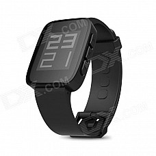 Weloop Tommy 1.26" LCD Smart Watch w/ Bluetooth 4.0 / Support Message Display - Black