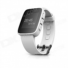 Weloop Tommy 1.26" LCD Smart Watch w/ Bluetooth 4.0 / Support Message Display - White