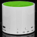 KUBEI 300A Portable Wireless Bluetooth V3.0 Speaker w/ Micro USB - White + Green