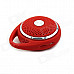 SANSUI E31 Portable Bluetooth V2.0 1.0-CH Handsfree Mini Speaker w/ TF / Microphone - Red