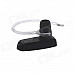 Universal Super-long Standby Wireless Bluetooth Headset with EDR / Microphone - Black