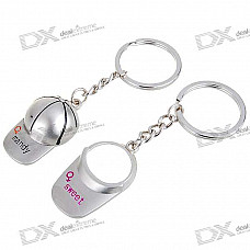 Sport Cap Kirksite Couple's Keychains (Pair)