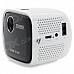 Icodis CB-100 Portable 45LM Mini Projector w/ LED / Speaker / USB / TF - White + Black