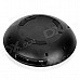 SDY-021 Wireless Bluetooth V3.0 Speaker w/ FM / TF / Micro USB / USB / Alarm Clock - Black + Silver