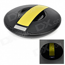 SDY-021 Wireless Bluetooth V3.0 Speaker w/ FM / TF / Micro USB / USB / Alarm Clock - Black + Yellow