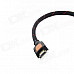 AYA 5944 1080P HDMI V1.4 Male to Male Extender HD Cable - Black + Orange (50cm)