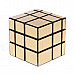 7097A Ultra-smooth Three-layer Mirror Magic Rubik's Cube Toy - Golden