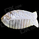 Creative Natural Shells Handmade Cute Fish Shaped Comb - Gray + Green