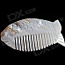 Creative Natural Shells Handmade Cute Fish Shaped Comb - Gray + Green