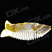 Creative Natural Shells Handmade Cute Fish Shaped Comb - Gray + Green