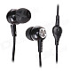 KEENION KDM-E91 3.5mm In-Ear Style Headphone w/ Sound Card - Black (Cable-210cm)