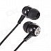 KEENION KDM-E91 3.5mm In-Ear Style Headphone w/ Sound Card - Black (Cable-210cm)