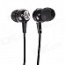 KEENION KDM-E91 3.5mm In-Ear Style Headphone w/ Sound Card - Black (Cable-210cm)