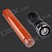 SingFire SF-GLO Glow Light Orange Color 1W 3-Mode Concert Party LED Torch - Orange + Black (3 x AAA)