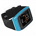 S12 1.54" Screen Smart Bluetooth V3.0 Watch w/ FM Radio - Blue