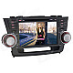 Joyous 2-Din Car Stereo DVD Player w/ GPS, Analog TV, BT, Radio for Toyota Highlander 2007-2011