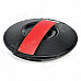 Flying Saucer Style Car Wireless Bluetooth Speaker w/ TF / U Disk / Alarm Clock - Black + Red