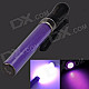 SingFire SF-GLV Glow Light Purple Color 1W 3-Mode Concert Party LED Torch - Purple + Black (3 x AAA)