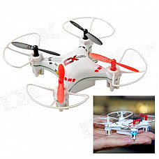 CX CX-023 360 Degree Eversion Mini 4-CH 2.4GHz Radio Control R/C Quadcopter w/ Gyro - White