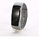 CL-W213 Silicone Band Bluetooth Smart Digital Analog Wrist Watch - Grey + Black (1 x 377)